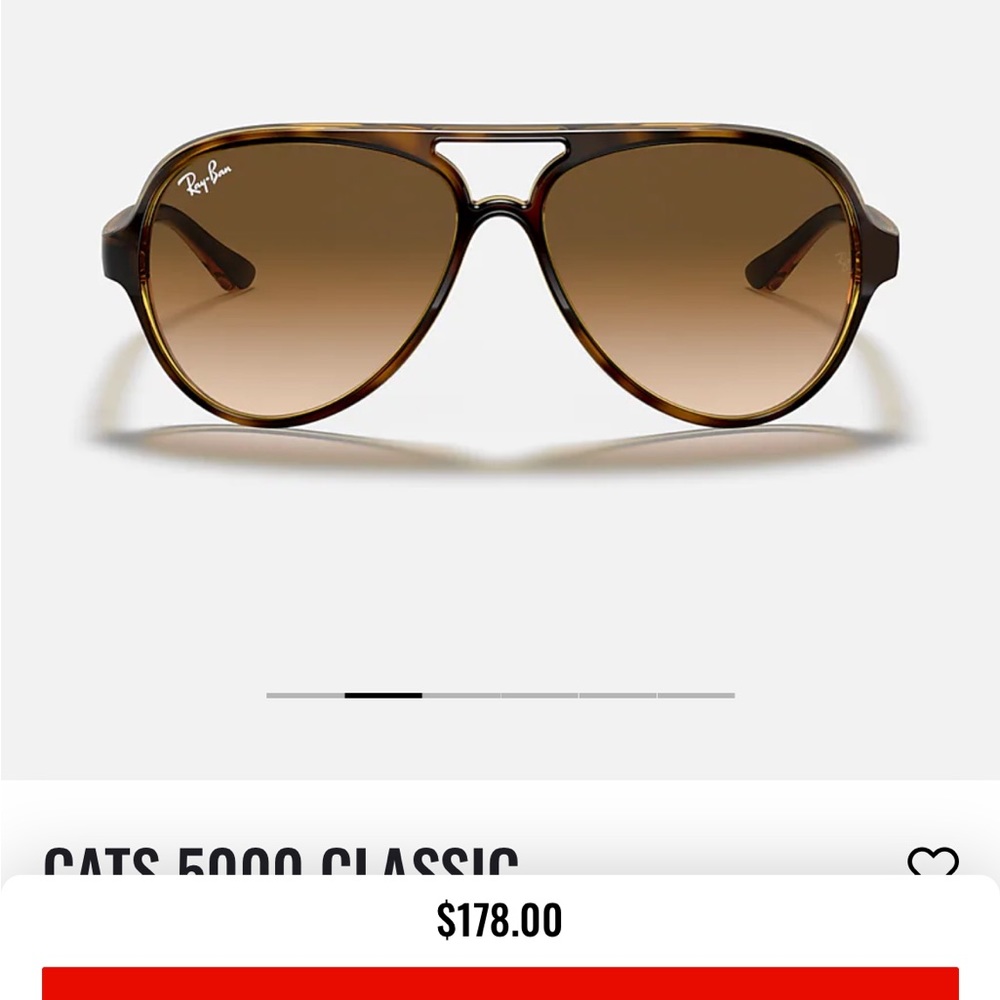 Ray Ban Sunglasses - CATS 5000 CLASSIC